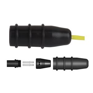 Conector Boot 2 socket MIL, diámetro para el cable de 4,8mm CST-CC-B2A-190