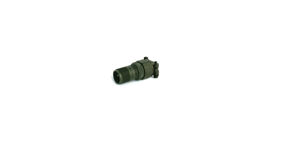 Conector 2 PIN MS, recto. CST-HS-AA026