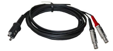 Cable Lemo 01 a Lemo 00 plug dual moldeado 2M CST-2XL01-L00-2M