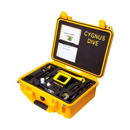 Medidor de espesor sumergible Kit Cygnus Data Logging DIVE Mk2 sin palpador, con Software Cyglink  CST-001-7201-2