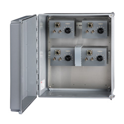 Caja Switch Modular salida DUAL 8 canales, material fibra de vidrio. CST-SB142-8C