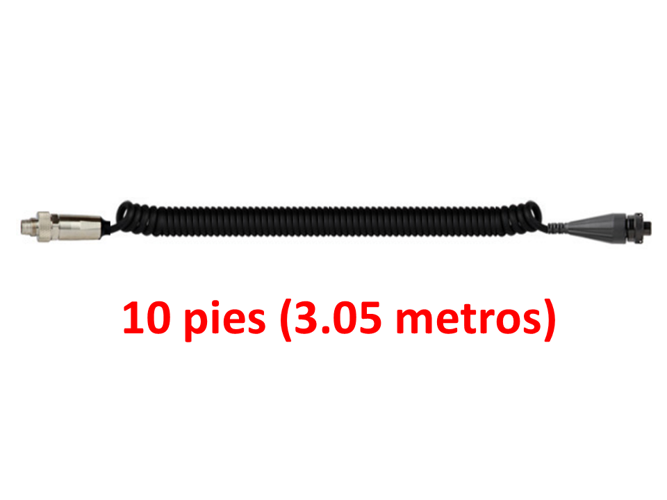 Cable poliuretano roscado Adash 4000 series VA3 & VA4, 10 pies. CST-CB104-C84-010-D2C