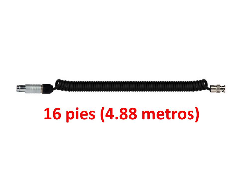 Cable poliuretano roscado SKF MICROLOG GX CMXA & AX, Series, 16 pies con BNC CST-CB104-C66-016-F