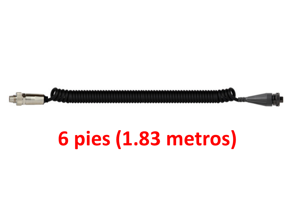 Cable poliuretano roscado Adash 4000 series VA3 & VA4, 6 pies. CST-CB104-C84-006-D2C