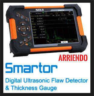 Arriendo de Detector de fallas Ultrasonico y Medidor de Espesor CST-ARR-SMARTOR-UT-TG