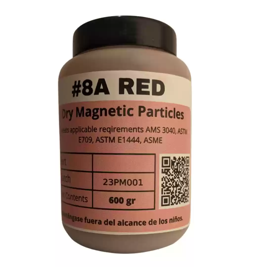 Partículas magnéticas rojas Magnaflux, envase de 600 gramos. CST-01-1780-87-600G