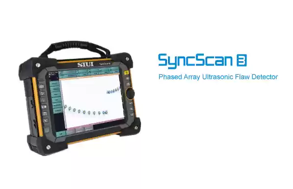 Detector de fallas por ultrasonido Phased Array 64 -128 con  método de enfoque TFM SyncScan3 CST-SS3-PA-64128-TFM