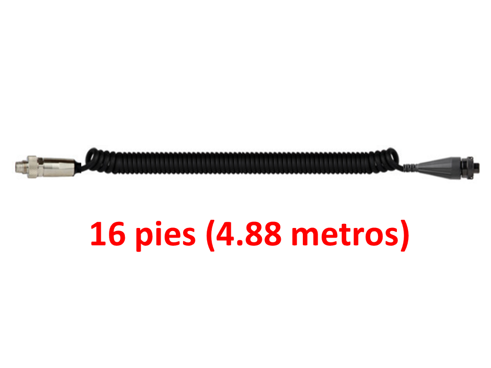 Cable poliuretano roscado Adash 4000 series VA3 & VA4, 16 pies. CST-CB104-C84-016-D2C