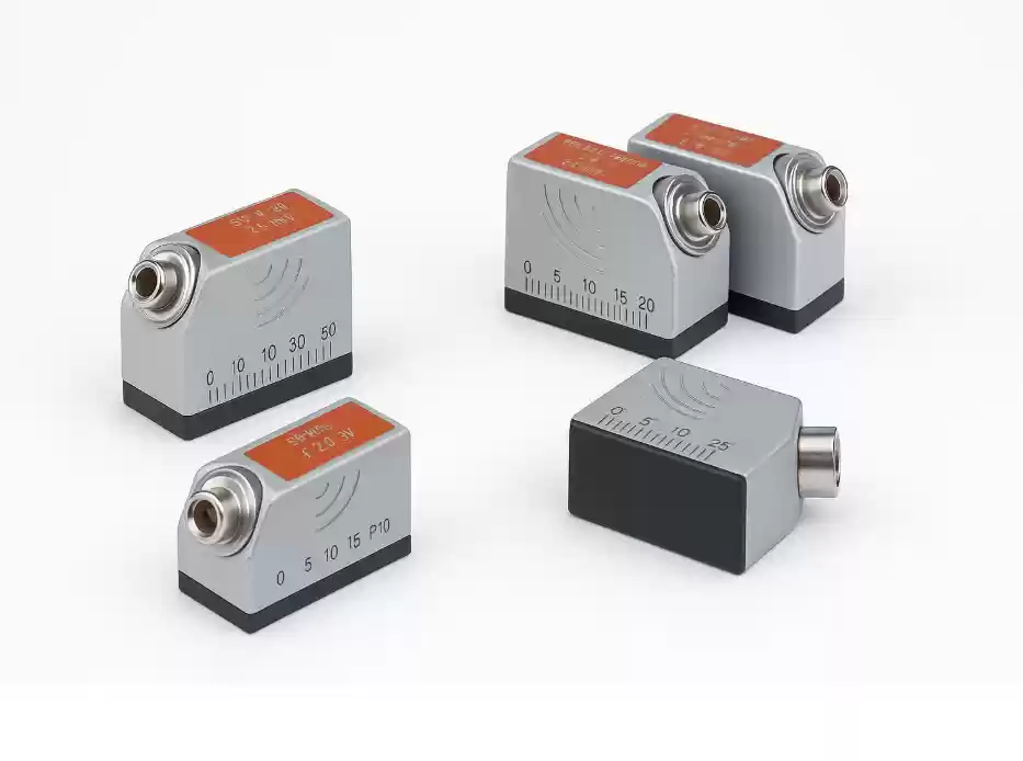 Palpador Angular 45 grados, 4 MHz cristal de 8 x 9 mm, conexión Lemo 00. CST-AFP4-89-45L