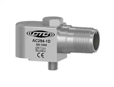 Acelerómetro PREMIUM, compacto 100mV/g, 2 pin conector, salida lateral CST-AC294-1D