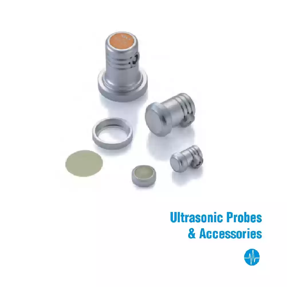 Palpador recto con membrana reemplazable de 2MHz y cristal 24mm, banda ancha CST-RM2-24L