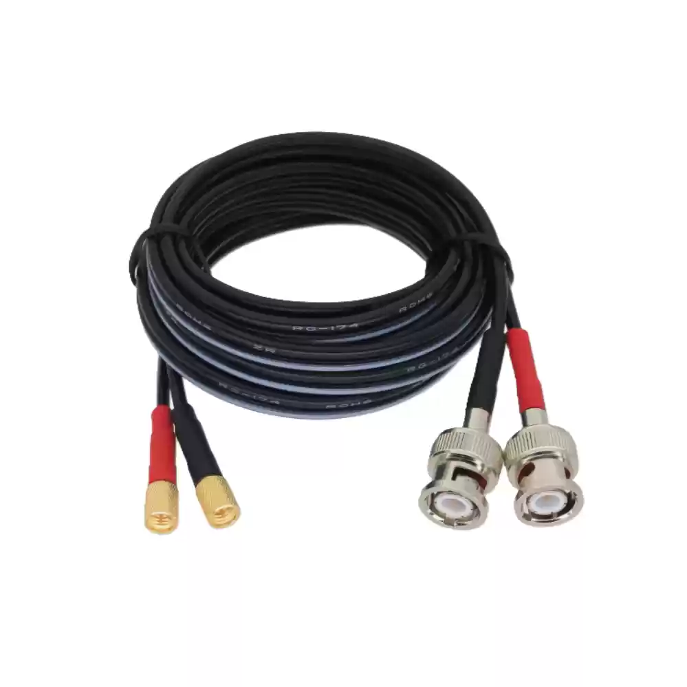 Cable coaxial doble BNC a Microdot, 2m CST-2XBNC-MD-2M