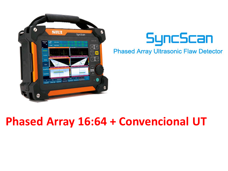 Detector de fallas por ultrasonido Phased Array 16:64 SyncScan. CST-SS-PA-1664