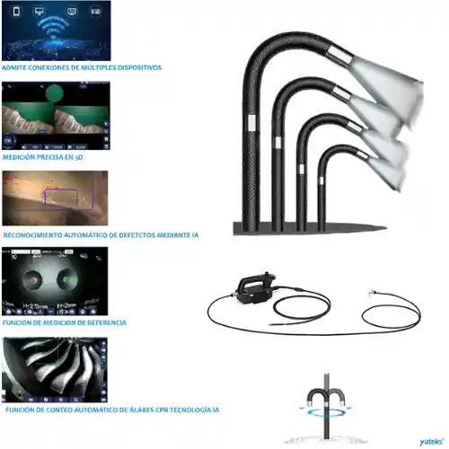 Inspexa Serie F 3D, 2m – 6mm cámara frontal CST-F6120FM-WF-JM