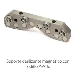 Soporte deslizante magnético con rodillo A-986 CST-A-986