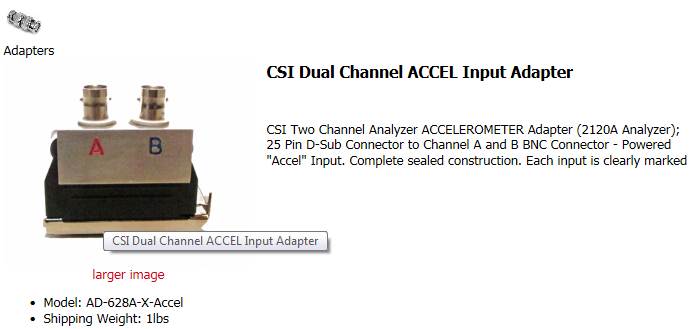 Acelerometro AD-628A-C-ACCEL CST-AD-628A-C-ACCEL