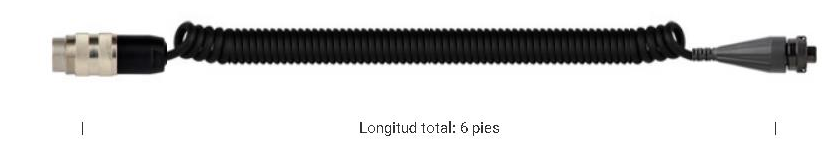 Cable tipo espiral de 6 pies de largo (SEMAPI) CST-CB108-C350-006 -D2C