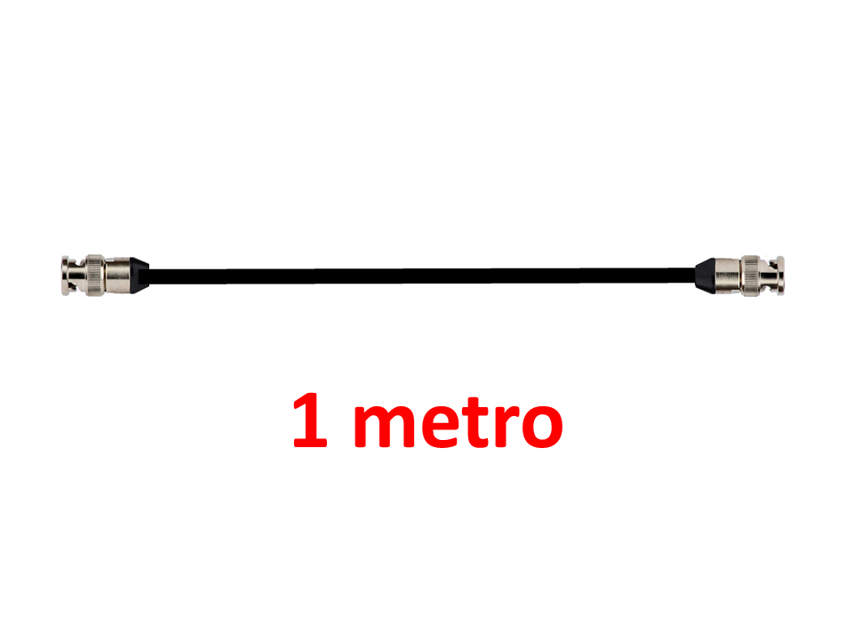 Cable de poliuretano BNC Plug a BNC Plug 1 metro. CBL202-F-001M-F