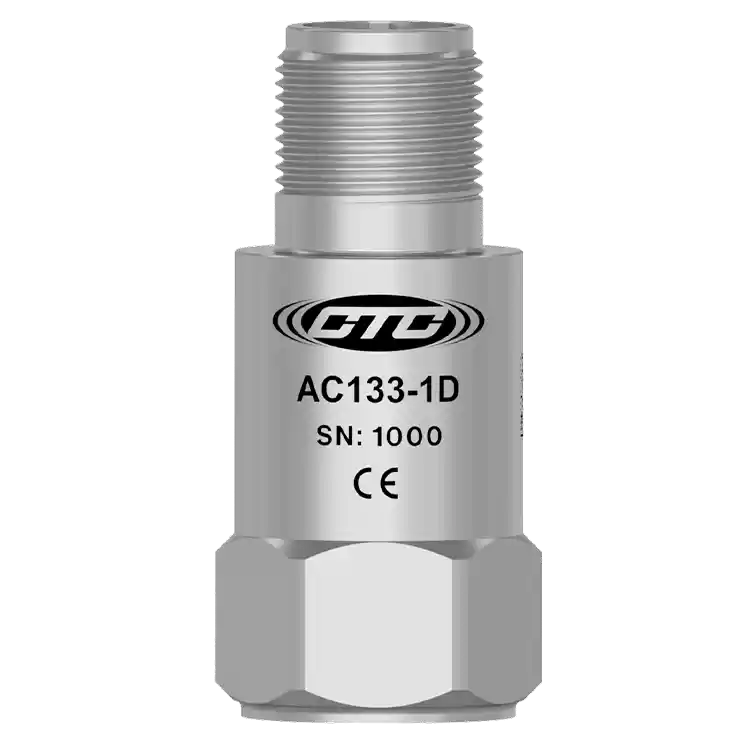 Acelerómetro de baja frecuencia, conector de salida superior, 500 mV / g CST-AC133-1D